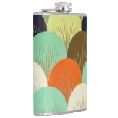 Bunte Tapete: künstlerisches Design. Flachmann (Rechts)