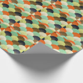 Bunte Tapete: künstlerisches Design. Geschenkpapier (Ecke)