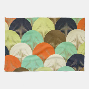 Bunte Tapete: künstlerisches Design. Geschirrtuch