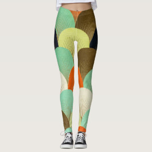 Bunte Tapete: künstlerisches Design. Leggings