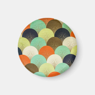 Bunte Tapete: künstlerisches Design. Magnet