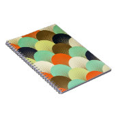 Bunte Tapete: künstlerisches Design. Notizblock (Rechte Seite)