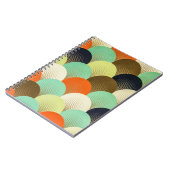 Bunte Tapete: künstlerisches Design. Notizblock (Linke Seite)