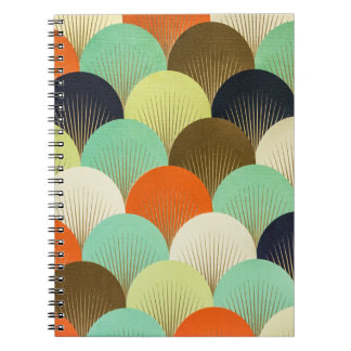 Bunte Tapete: künstlerisches Design. Notizblock