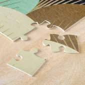 Bunte Tapete: künstlerisches Design. Puzzle (Seite)