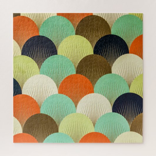 Bunte Tapete: künstlerisches Design. Puzzle (Vertikal)