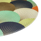 Bunte Tapete: künstlerisches Design. Schneidebrett (Ecke)