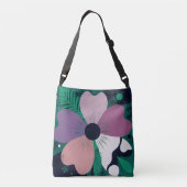 Bunte Tasche mit Blumenmuster – Cute Modern Flo (Rückseite)