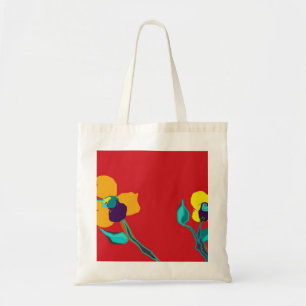BUNTE TASCHEN-TASCHE. .FLORAL DESIGN>ORIENTCOURT TRAGETASCHE