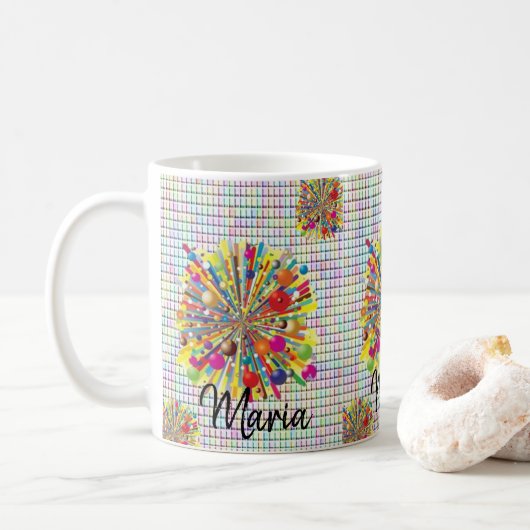 Bunte Tasse (Mit Donut)
