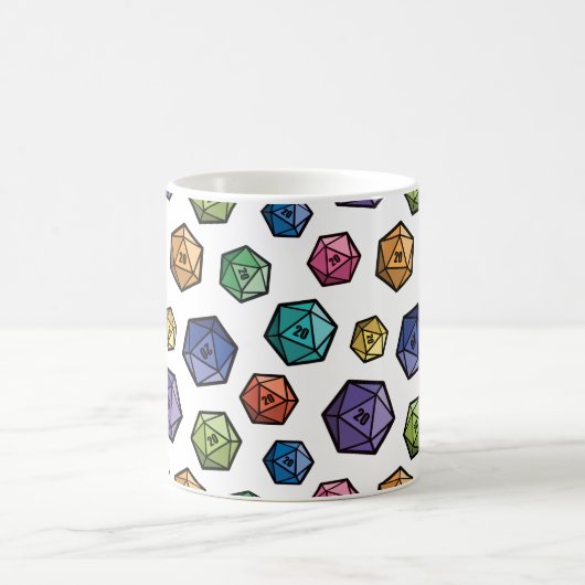 Bunte Tasse D20 (Mittel)