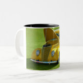Bunte Tasse des Kaffee-Cars22 (Vorderseite Links)