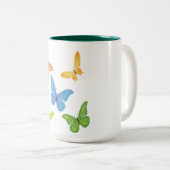 bunte Tasse Schmetterlinge (VorderseiteRechts)