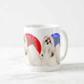 Bunte Tasse Shih Tzu (VorderseiteRechts)