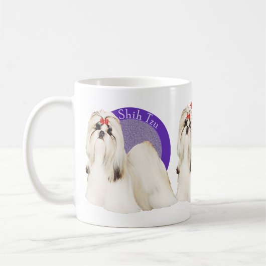 Bunte Tasse Shih Tzu (Links)