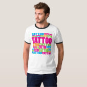 Bunte Tätowierung T-Shirt (Vorne ganz)