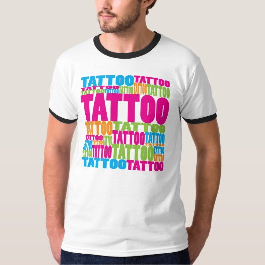 Bunte Tätowierung T-Shirt (Vorderseite)