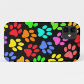 Bunte Tatze druckt Collage Case-Mate iPhone Hülle (Rückseite (Horizontal))