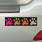 Bunte Tatzen Autoaufkleber (Auf Auto)