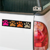 Bunte Tatzen Autoaufkleber (Auf Lkw)