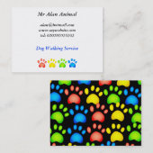 Bunte Tatzen, Visitenkarte (Vorne/Hinten)