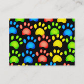 Bunte Tatzen, Visitenkarte (Rückseite)