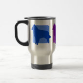 Bunte Tervuren Silhouetten Reisebecher (Links)