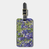 Bunte TexasBluebonnets - Lupinus texensis Gepäckanhänger (Vorderseite vertikal)