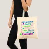 Bunte Text-Cheerleader-Tasche Tragetasche (Vorderseite (Produkt))