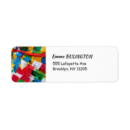 Bunte tibetische Gebetsflaggen - Tibet