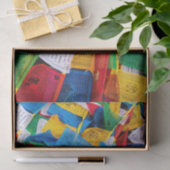 Bunte tibetische Gebetsflaggen - Tibet Seidenpapier (Geschenk)