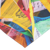 Bunte tibetische Gebetsflaggen - Tibet Tischdecke (Schrägansicht)