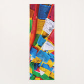 Bunte tibetische Gebetsflaggen - Tibet Yogamatte