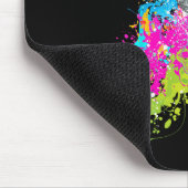 Bunte Tie Dye Fußball Ll Mousepad (Ecke)