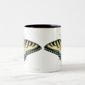 Bunte Tiger-Frack-Schmetterlings-Tasse Zweifarbige Tasse (Mittel)