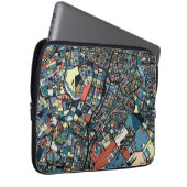 Bunte Tokyo-Karte Laptopschutzhülle (Vorne Rechts)
