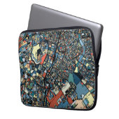 Bunte Tokyo-Karte Laptopschutzhülle (Vorderseite Links)