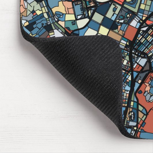 Bunte Tokyo-Karte Mousepad (Ecke)