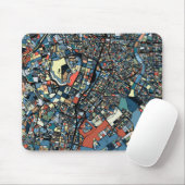 Bunte Tokyo-Karte Mousepad (Mit Mouse)