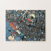 Bunte Tokyo-Karte Puzzle (Horizontal)