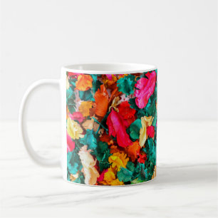 Bunte Trockenblumenpotpourri, Duft, Aromatherapie Kaffeetasse