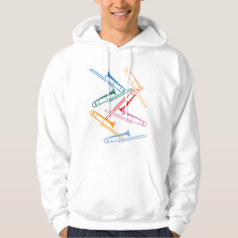 Bunte Trombones Hoodie