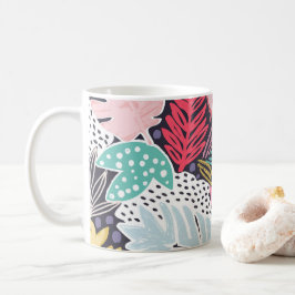 Bunte tropische Collagen-Marine-Tasse Kaffeetasse