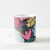 Bunte tropische Collagen-Marine-Tasse Kaffeetasse (Mittel)