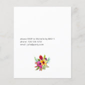 Bunte tropische Graduierungspartei für das Budget Flyer (Hinten)