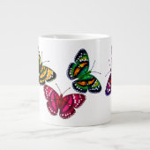 Bunte tropische Jumbo-Tasse (Vorderseite)