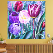 Bunte Tulpen Leinwanddruck (Insitu (Wohnzimmer))