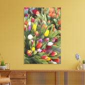 Bunte Tulpen Leinwanddruck (Insitu (Wohnzimmer))