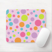 Bunte Tupfen Mousepad (Mit Mouse)
