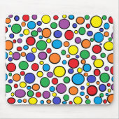 Bunte Tupfen Mousepad (Vorne)